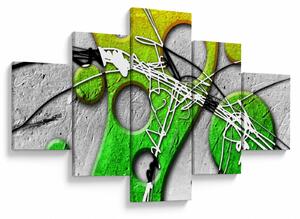 Abstraktní obraz (125x70 cm)