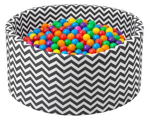 Aga Suchý bazén 90x40 cm s míčky ZigZag