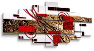 Obraz abstrakce (210x100 cm)