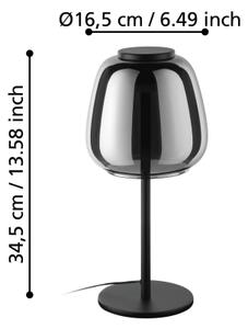 Eglo 901195 - LED RGBW Stmívatelná stolní lampa ALFERO-Z LED/7,7W/230V kouřová