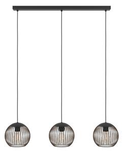Eglo 901869 - Lustr na lanku ALMANZORA 3xE27/60W/230V černá