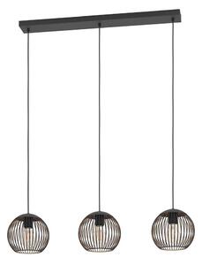 Eglo 901869 - Lustr na lanku ALMANZORA 3xE27/60W/230V černá
