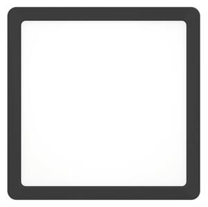 Eglo 901329 - LED Koup. stropní svítidlo FUEVA LED/10,5W/230V 22x22cm IP44 černá