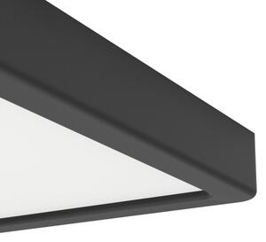 Eglo 901329 - LED Koup. stropní svítidlo FUEVA LED/10,5W/230V 22x22cm IP44 černá