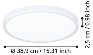 Eglo 901309-LED Str. svítid. FUEVA LED/17W/230V 2700/4000/6500K pr.38,9 cm bílá