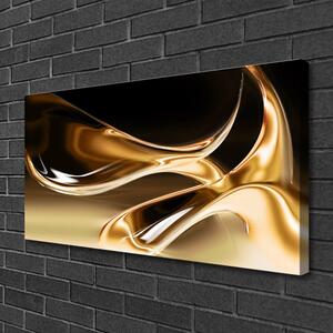 Obraz na plátně Zlato Abstrakce Art Umění 125x50 cm