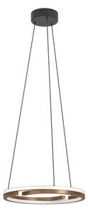Eglo 901826 - LED Stm. lustr na lanku MEZZOMONTE 2xLED/20W/230V bronz + DO