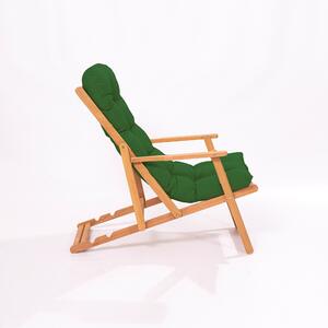Hanah Home Sada zahradního stolu a židlí (3 kusy) MY007 - Green, Zelená, Přírodní