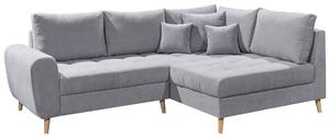 ROHOVÁ SEDAČKA, textil, kompozitní dřevo, světle šedá MID.YOU - Sedací soupravy, Online Only