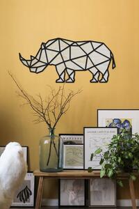 Nosorožec Velikost: 30 cm, Barva pozadí: Přírodní - borovicová překližka, Barva obrysu: Černá
