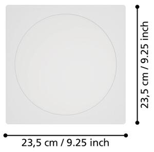 Eglo 901402 - LED Podhledové svítidlo FUEVA LED/18,5W/230V 21,6x21,6 cm bílá