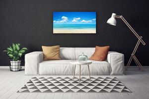 Obraz na plátně Moře Modré Nebe 125x50 cm
