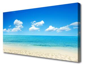 Obraz na plátně Moře Modré Nebe 120x60 cm