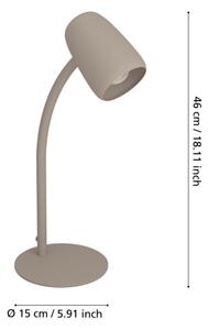 Eglo 901829 - Stolní lampa CARLO 1xE14/18W/230V krémová