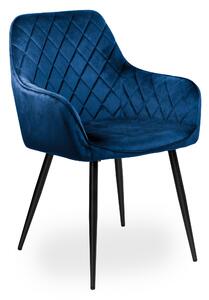ViaDomo Via Domo - Židle Gelso - modrá - 55x84x60 cm