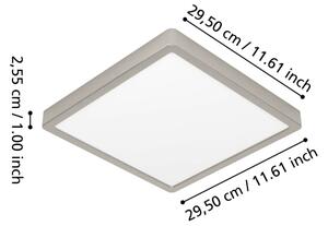 Eglo 901384 -LED RGBW Stm. kou. st. sv. FUEVA-Z LED/13,5W/230V 29,5cm IP44 chrom