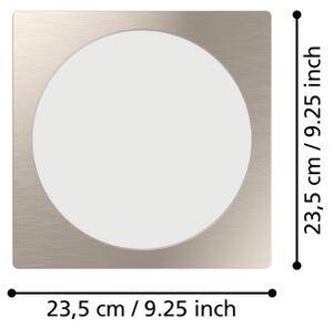 Eglo 901411 - LED Podhledové svítidlo FUEVA LED/18,5W/230V 21,6x21,6 cm chrom
