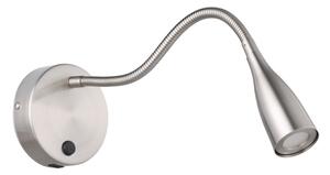 Eglo 901783 - LED Flexibilní nástěnná lampa s USB OLIVANDINO LED/3,8W/230V chrom