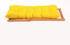 Zahradní židle Myla (žlutá + přírodní). 1082991
