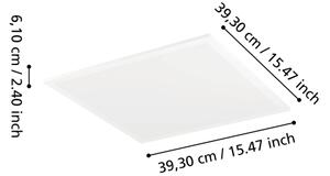 Eglo 901513 -LED RGBW St. strop. svítidlo MORADILLO-Z LED/19W/230V 40x40 cm bílá