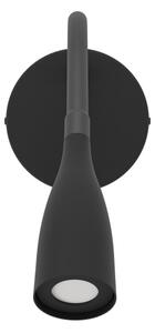 Eglo 901781 - LED Flexibilní nástěnná lampa s USB OLIVANDINO LED/3,8W/230V černá