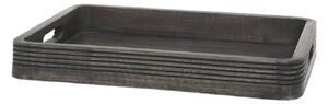 Granitový antik dřevěný servírovací podnos s uchy Tours Tray - 30*40 cm - Chic Antique