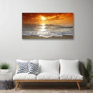 Obraz na plátně Moře Slunce Krajina 100x50 cm