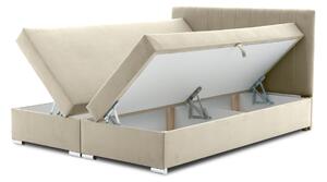 Čalouněná postel boxspring ASHER + topper, 160x200, trinity 31