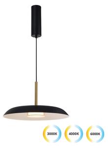 LED Lustr na lanku NUDO LED/11W/230V 3000/4000/6000K černá