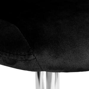 ViaDomo Via Domo - Barová židle Mano - černá - 47x105 cm