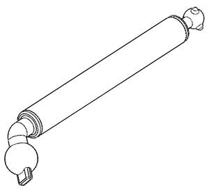 URBÁNEK Střešní rolety v kazetě - ovládací tyč - Elox, 50 cm