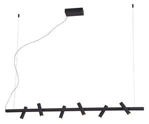 LED Lustr na lanku CLIO LED/29W/230V černá