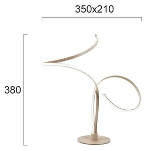 LED Stolní lampa IVANA LED/5W/230V béžová