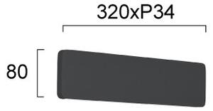 LED Nástěnné svítidlo KELDA LED/12W/230V 3000K/4000K černá