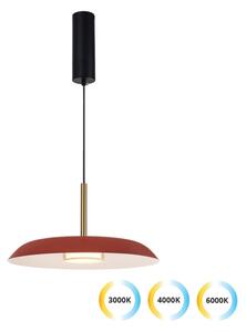 LED Lustr na lanku NUDO LED/11W/230V 3000/4000/6000K červená