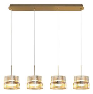 LED Lustr na lanku LUXE LED/46W/230V mosaz