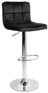 ViaDomo Via Domo - Barová židle Tavolla - černá - 40x107 cm