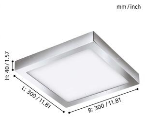 Eglo 79528 - LED Koupelnové stropní svítidlo DURANGO LED/22W/230V 30x30 cm IP44