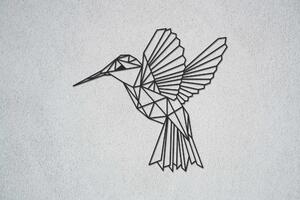 Kolibřík Velikost: 30 cm, Barva pozadí: Bez pozadí, Barva obrysu: Černá