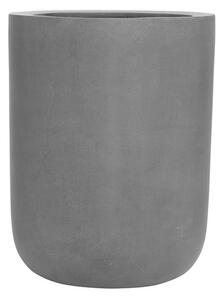 Pottery Pots Venkovní květináč kulatý Dice XL, Grey (barva šedá), kolekce Natural, kompozit Fiberstone, průměr 45 cm x v 60 cm, objem cca 92 l