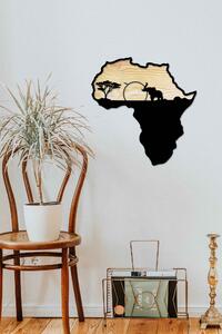Afrika Velikost: 50 cm, Barva pozadí: Bez pozadí, Barva obrysu: Černá
