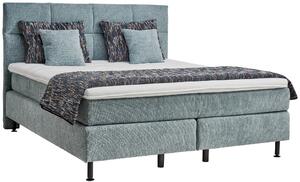 POSTEL BOXSPRING, 180/200 cm, světle modrá Beldomo - Sleep - Manželské postele