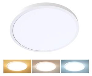 SOLIGHT LED stropní osvětlení kulaté bílé 48W 4800lm 3CCT IP40 UGR