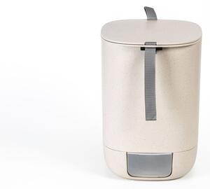 Plastia Bokashi kompostér - slonová kost s kávovou sedlinou