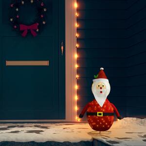 Vánoční dekorace Santa Claus s LED luxusní tkanina 60 cm