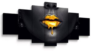 Obraz - Rty ženy (210x100 cm)