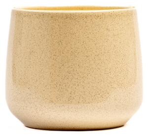 Keramický obal BERLIN 11 cm, béžová lesklá