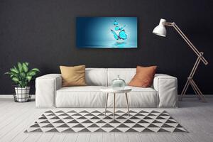 Obraz na plátně Motýli Voda Umění 125x50 cm