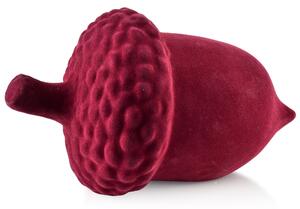 Mondex Keramická figurka žaludu MAVE 29x18 cm bordó