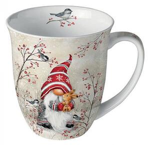 Porcelánový vánoční hrnek Trpaslík 400 ml